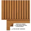 Rack Sereno C/Porta Ripada Larg. 1.68m Cinamomo/Off JCM - Image 3